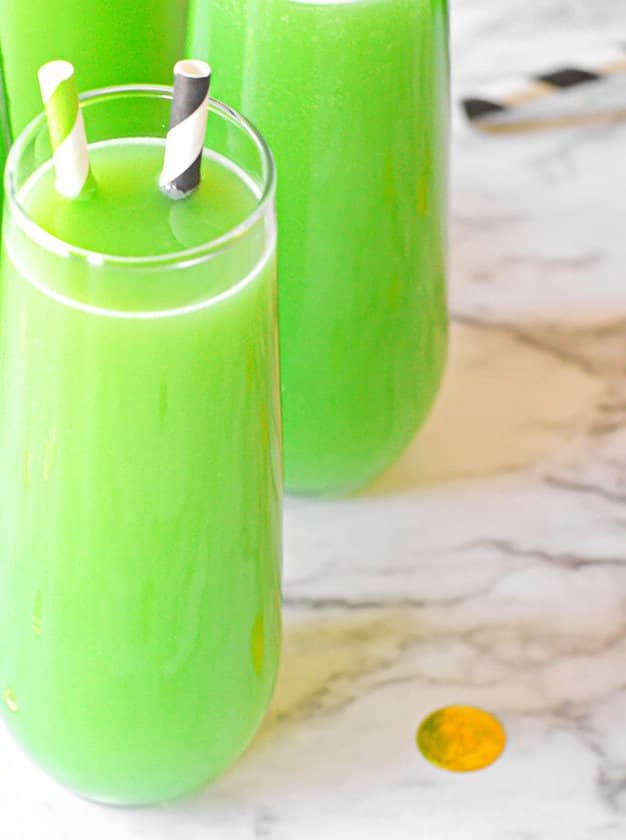 Emerald Mimosas for Lucky Celebrations