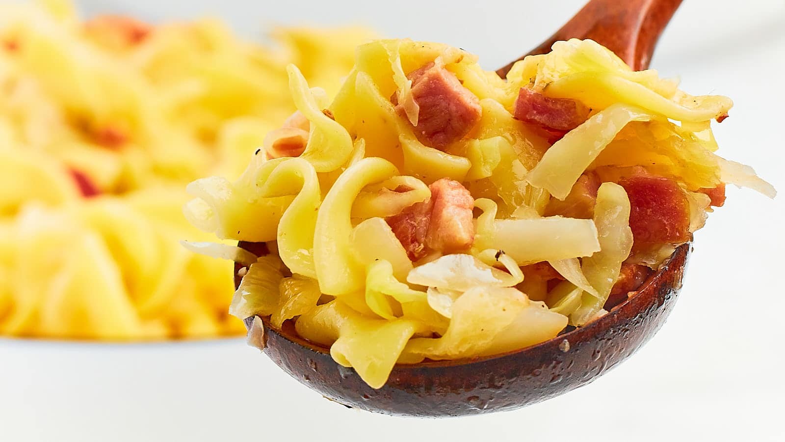 Tender German-Style Pasta with Caramelized Cabbage