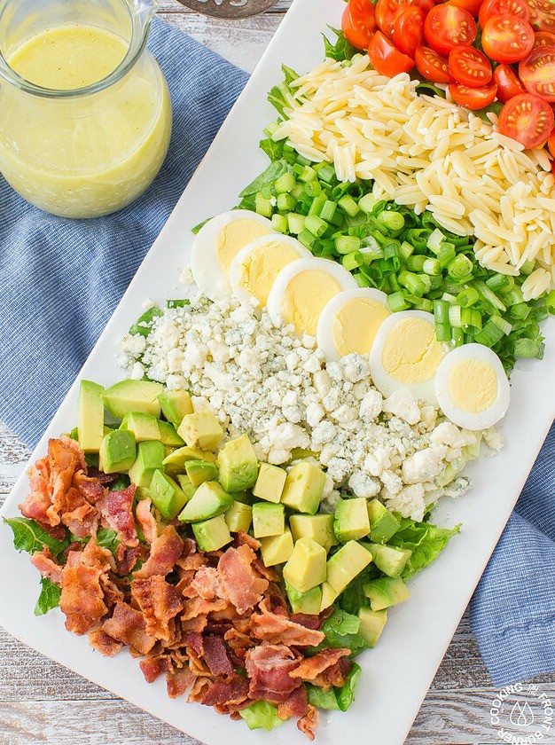 Cobb Salad Reinvented with Orzo Twist