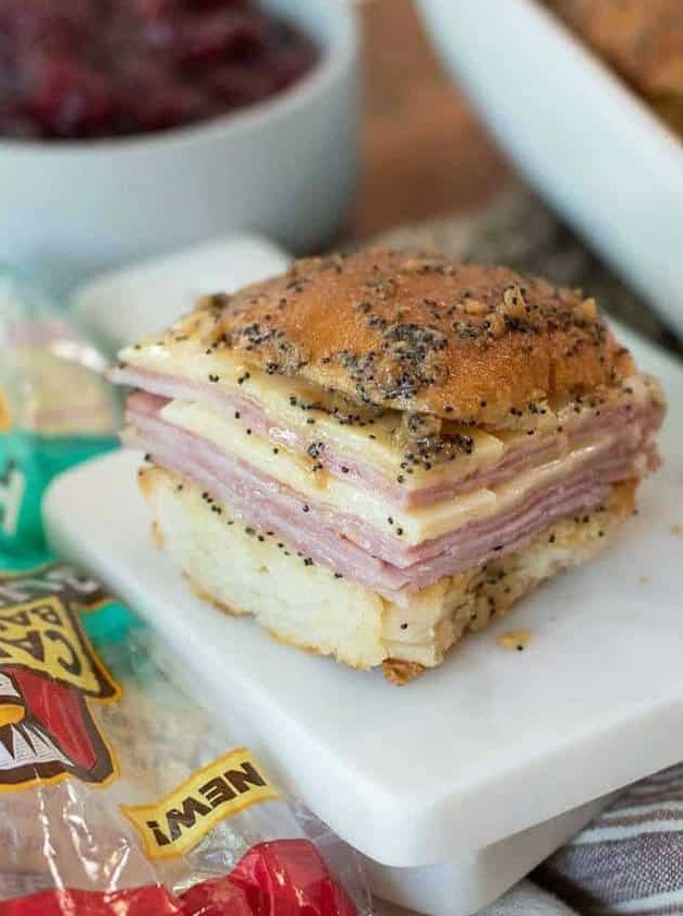 Delicious Ham & Cheese Slider Bites