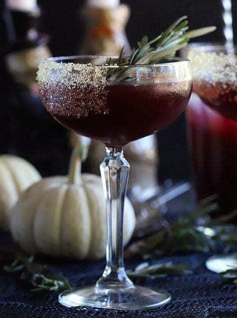Mezcal-Pomegranate Potion for Haunting Nights