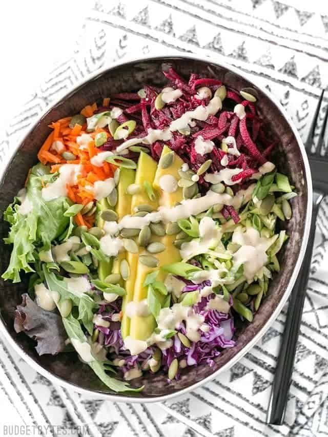 Lentil Power Bowl with Mediterranean Flair