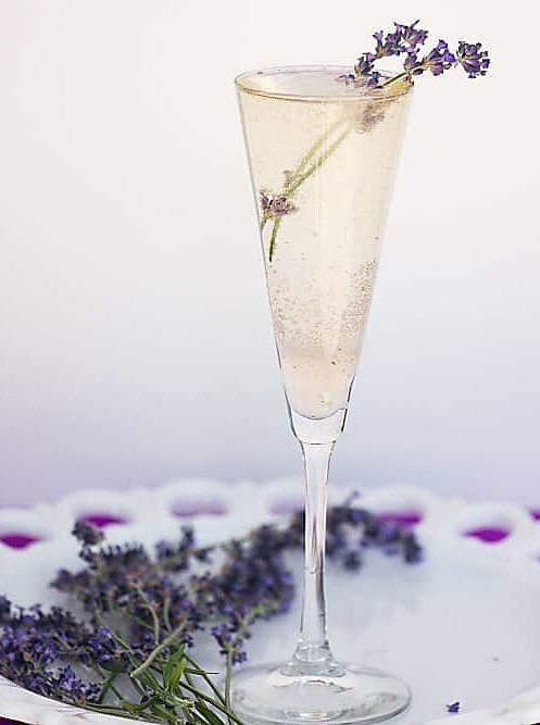Lavender Kiss Prosecco Spritzer