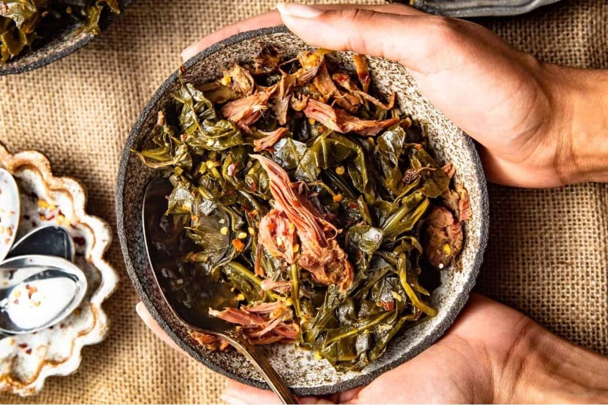 Slow Cooker Collard Greens