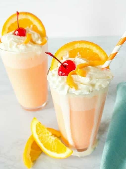 Creamy Orange Soda Dream Milkshake