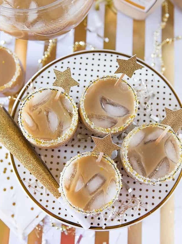 Caramel Swirl Coffee Whiskey Cooler