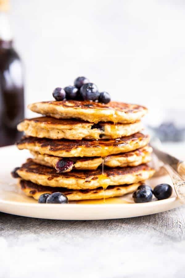 Healthy Chocolate Chip Pancakes