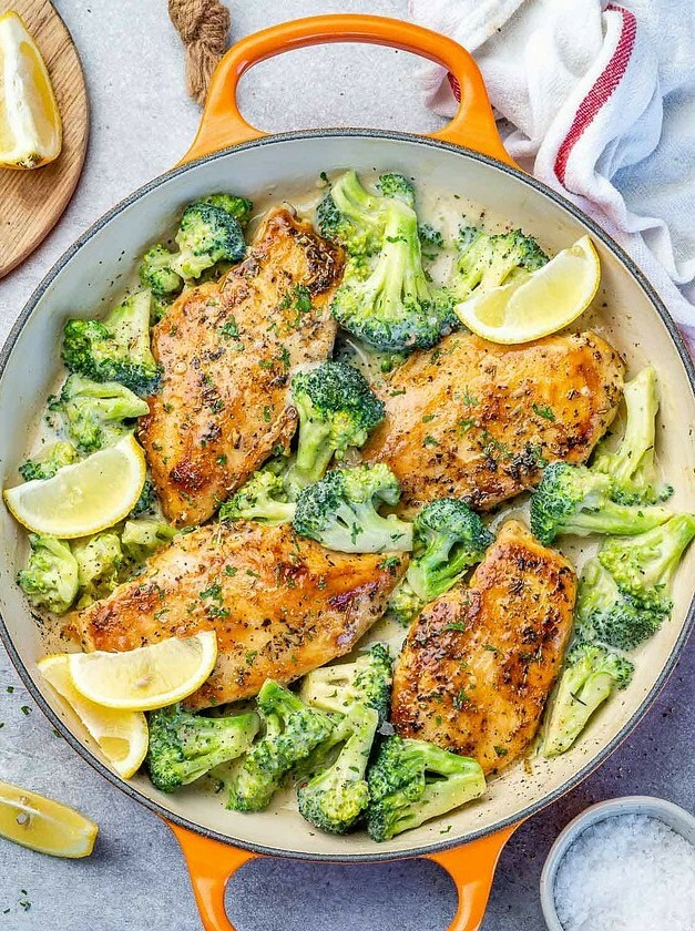 Quick Chicken and Broccoli Skillet Delight