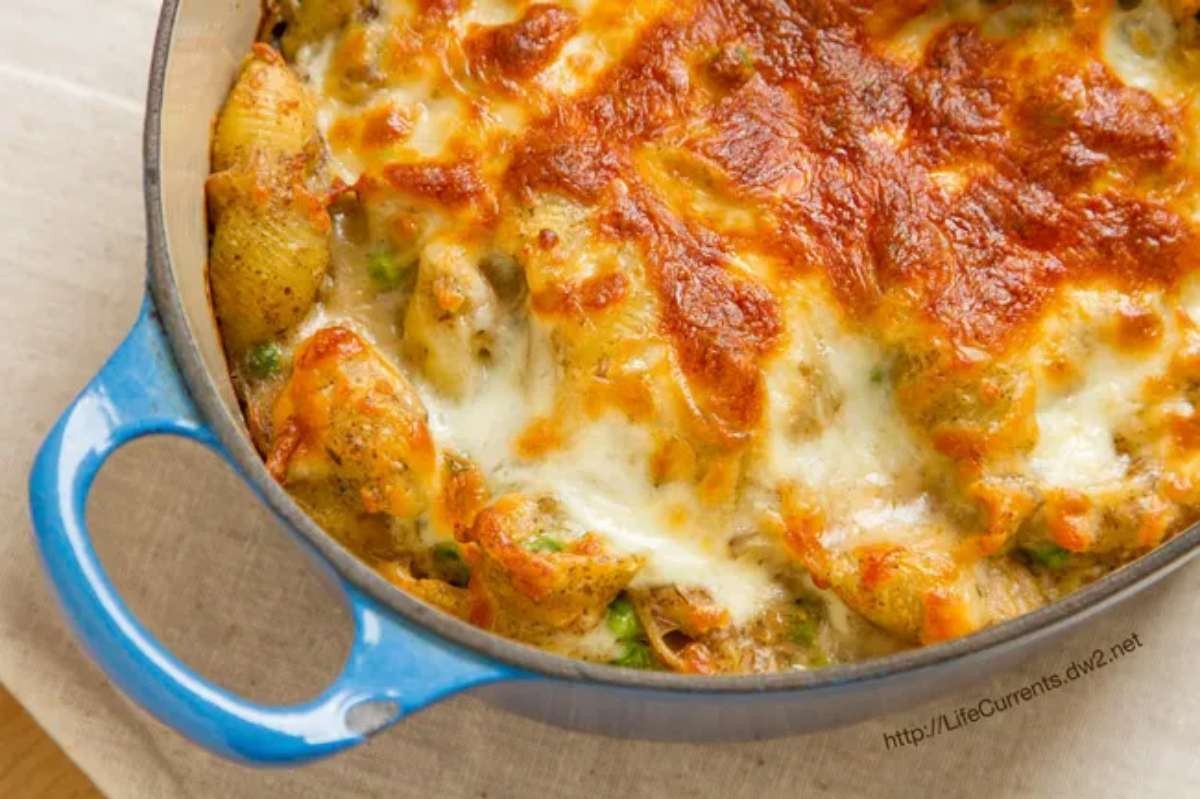 Mushroom and Vegetable Pasta Bake