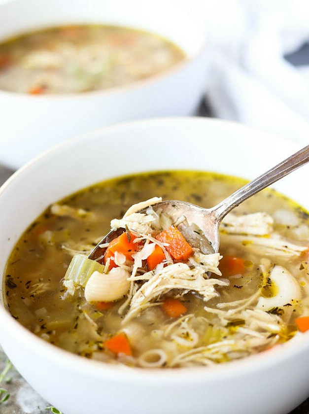 Cozy Gut-Healing Chicken Broth Soup