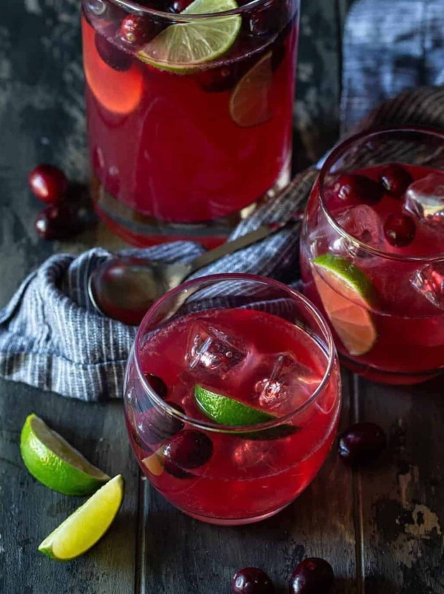 Vodka Cranberry Holiday Cheer Punch