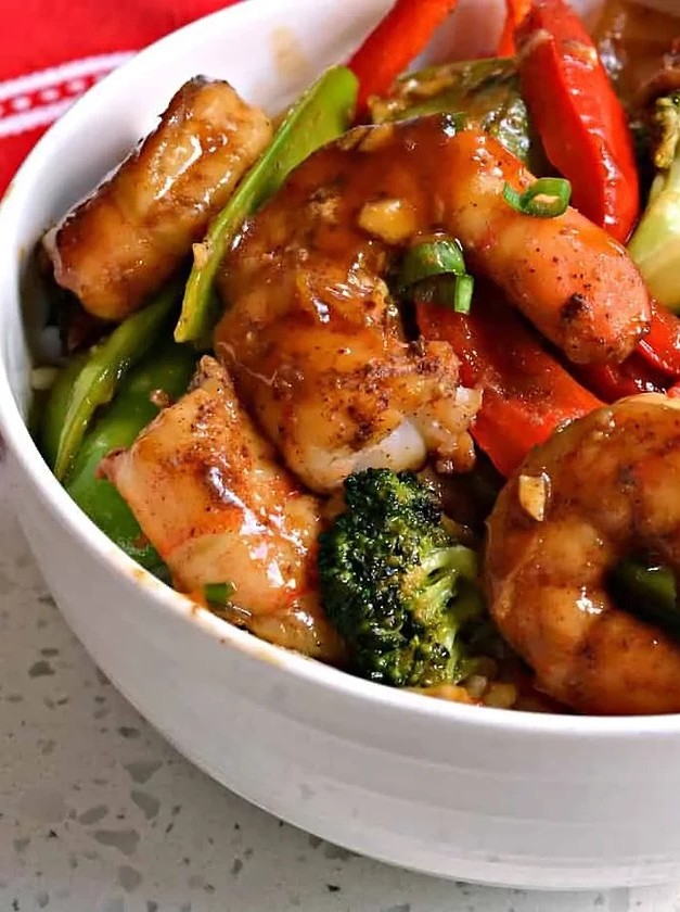 Garlic Shrimp Stir Fry Delights