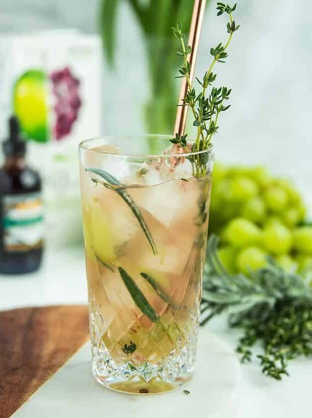 Garden Fresh Grape Vodka Delight