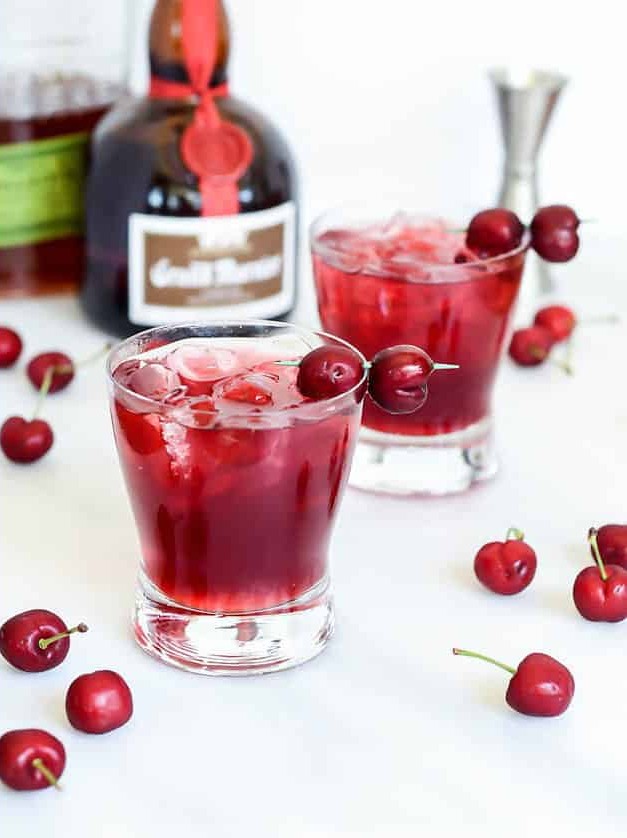 Bourbon & Cherry Summer Sipper