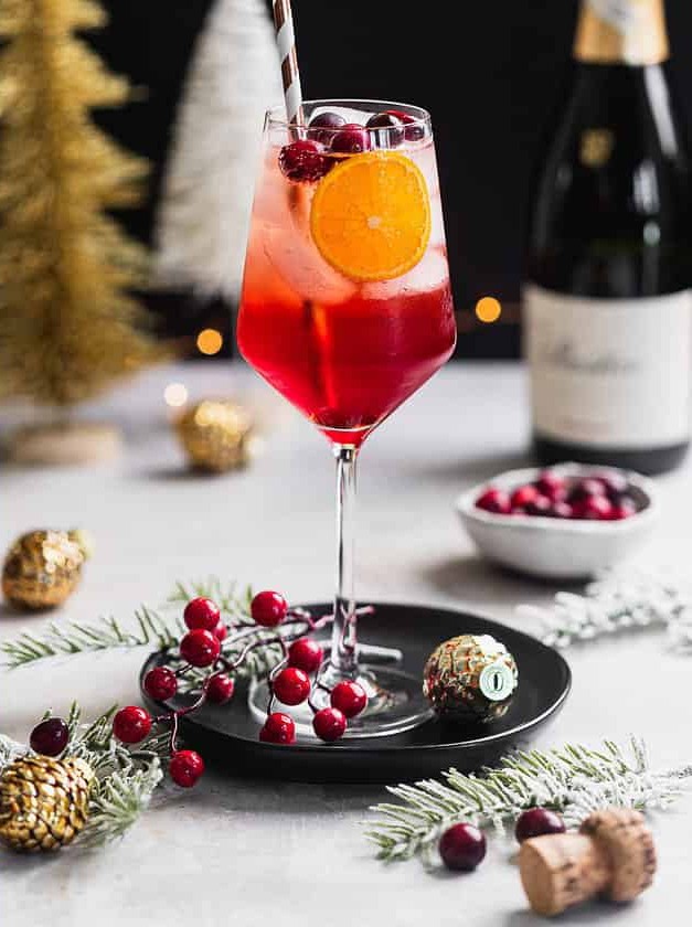 Festive Cranberry Aperol Spritz
