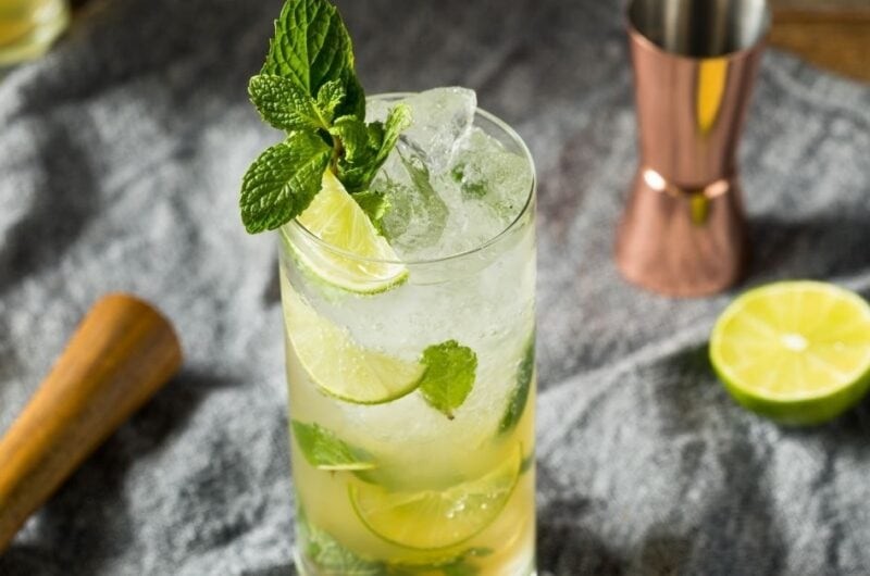 Hot Honey Mojito Mocktail
