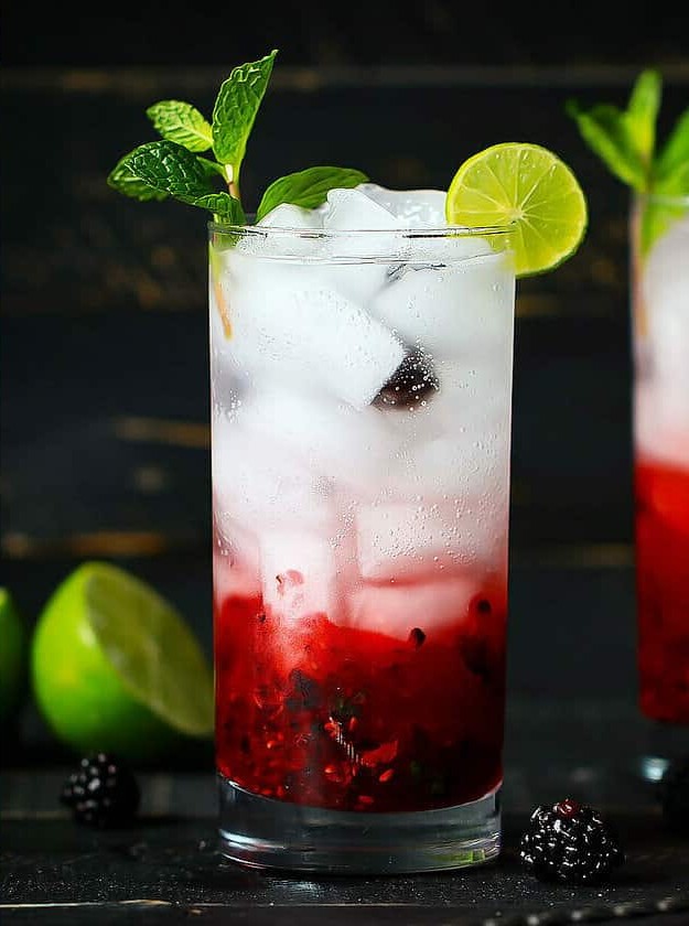 Blackberry Mint Twist on the Classic Mojito
