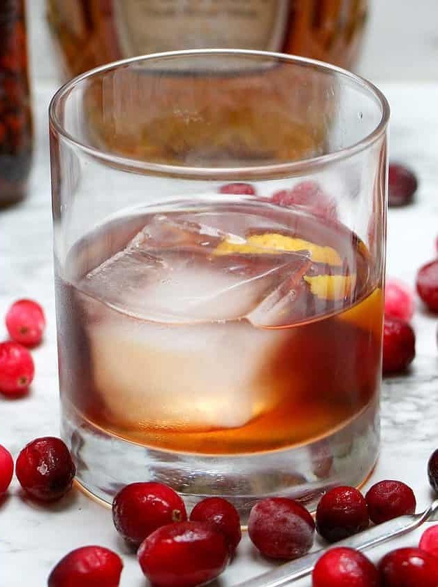 Cranberry Vanilla Whiskey Fall Delight