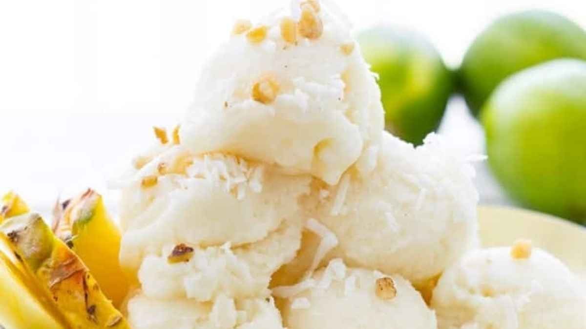 Tropical Coconut Pineapple Frozen Delight