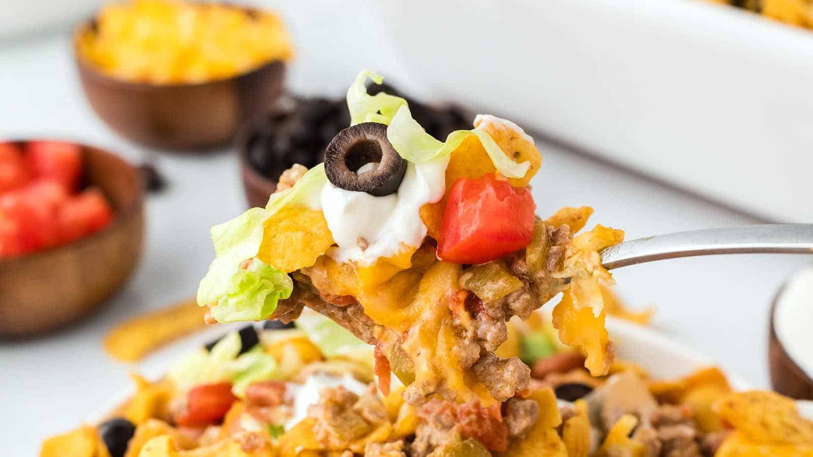 Casserole Twist on Classic Walking Tacos
