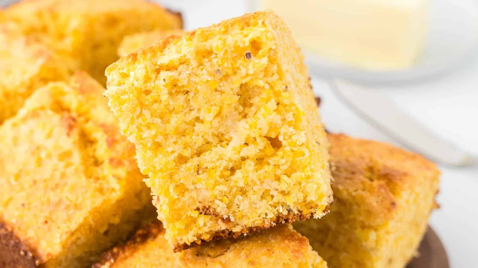 Golden Crusted Corn Bread Delight