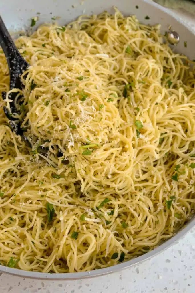 Quick Angel Hair Pasta Delight