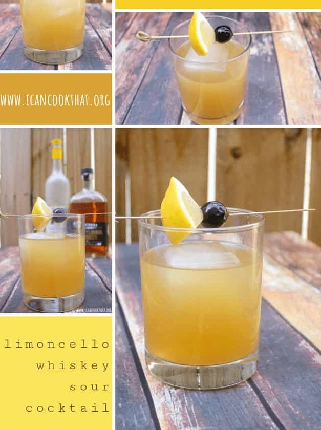 Whiskey Sour with Limoncello Twist