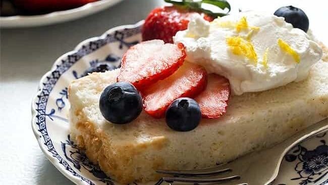 Loaf Pan Angel Food Delight