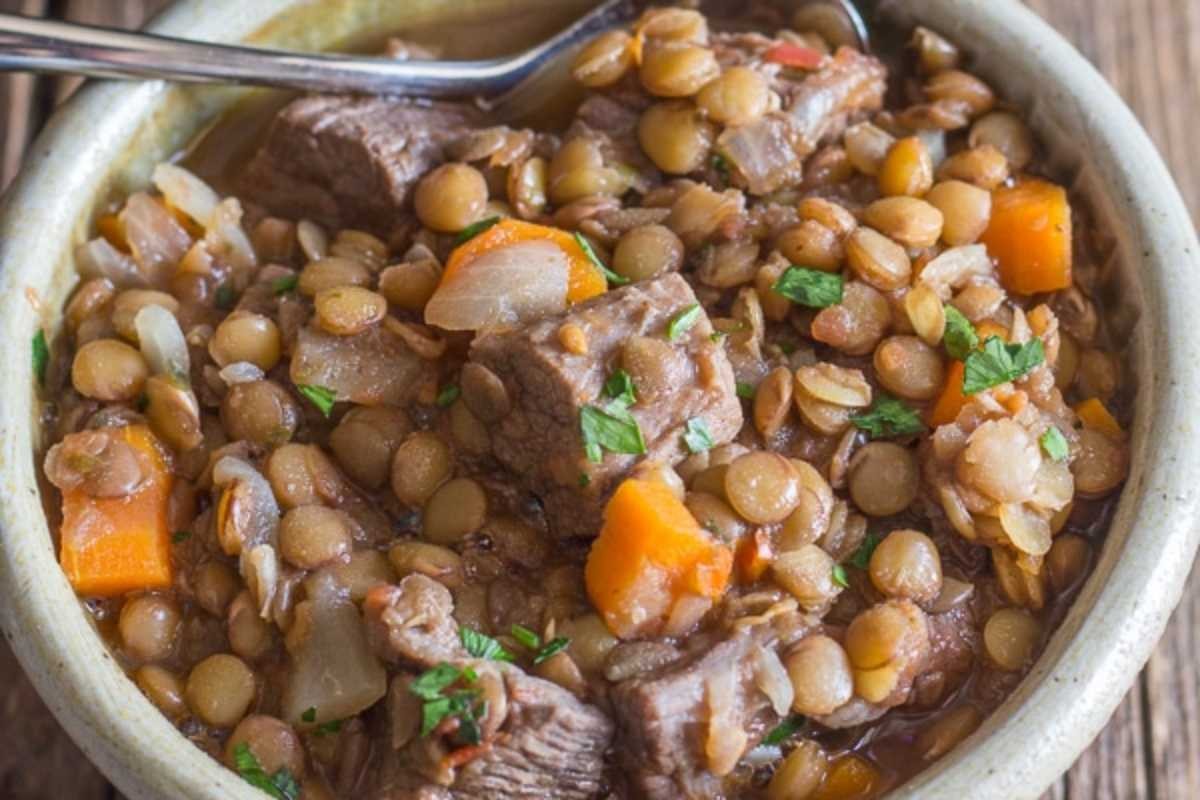 Hearty Beef and Lentil Stew Recipe