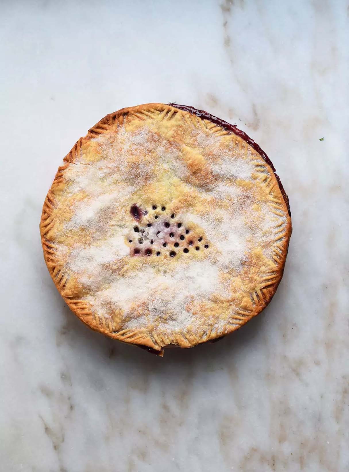 Sweet & Tart Concord Grape Pie Delight