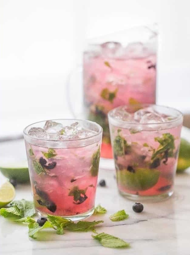 Blueberry Mojito Summer Sippers