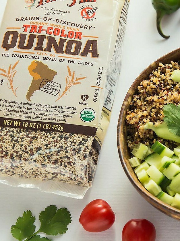 Quinoa Fiesta Bowl with Avocado Cream