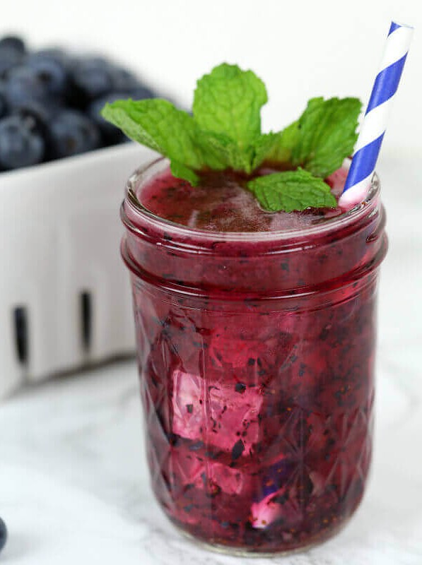 Blueberry Bliss in a Moonshine Mashup