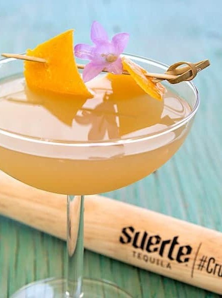 Suerte in Sunset: Añejo Orange Margarita