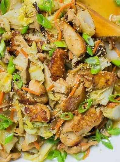 Savory Paleo Stir-Fry with Chicken and Mushrooms
