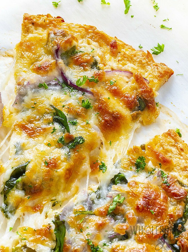 Shredded Chicken Keto Pizza Crust