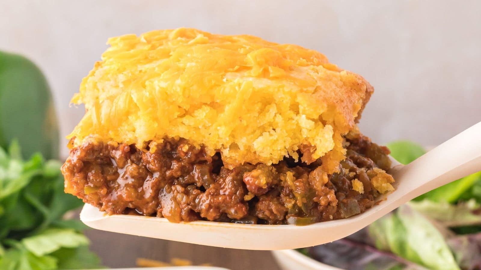 Beefy Cornbread Bake