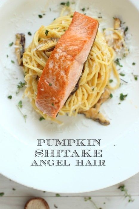 Pumpkin Pumpkin Pasta with Pan-Seared Salmon