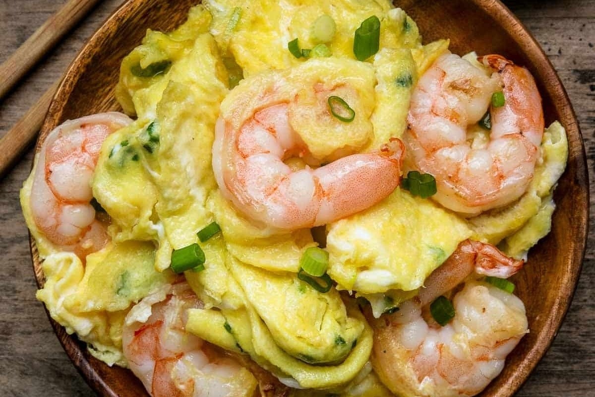 Cantonese Stir-Fry Shrimp & Fluffy Scramble