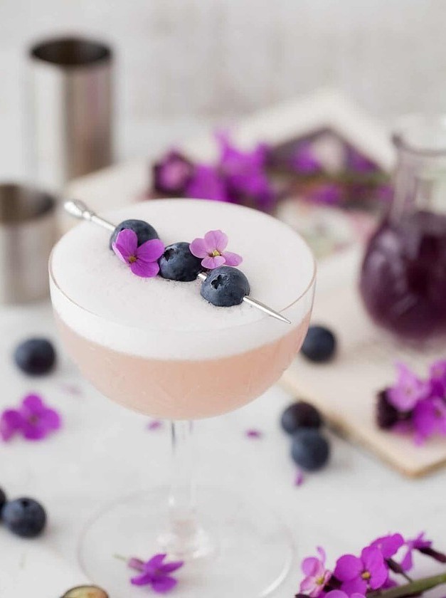 Purple Berry Gin Sour Refresher
