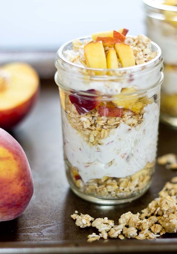 Peach Crisp with Crunchy Oat Topping