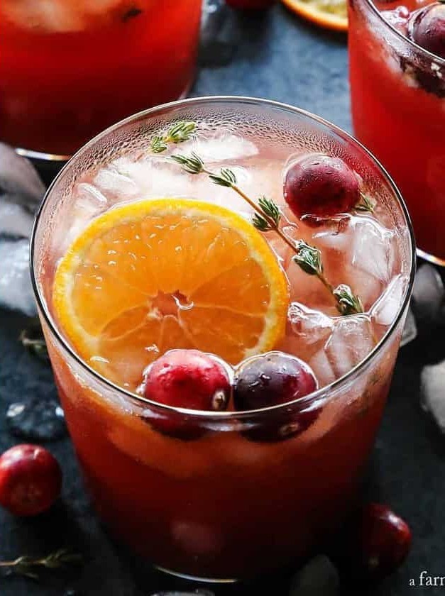 Gin-Glazed Cranberries: A Festive Twist