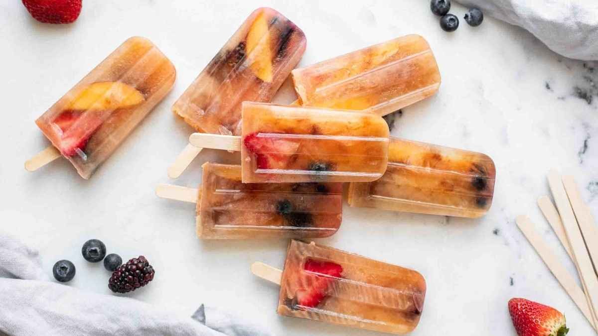 Summer Lemon Tea Treats on a Stick