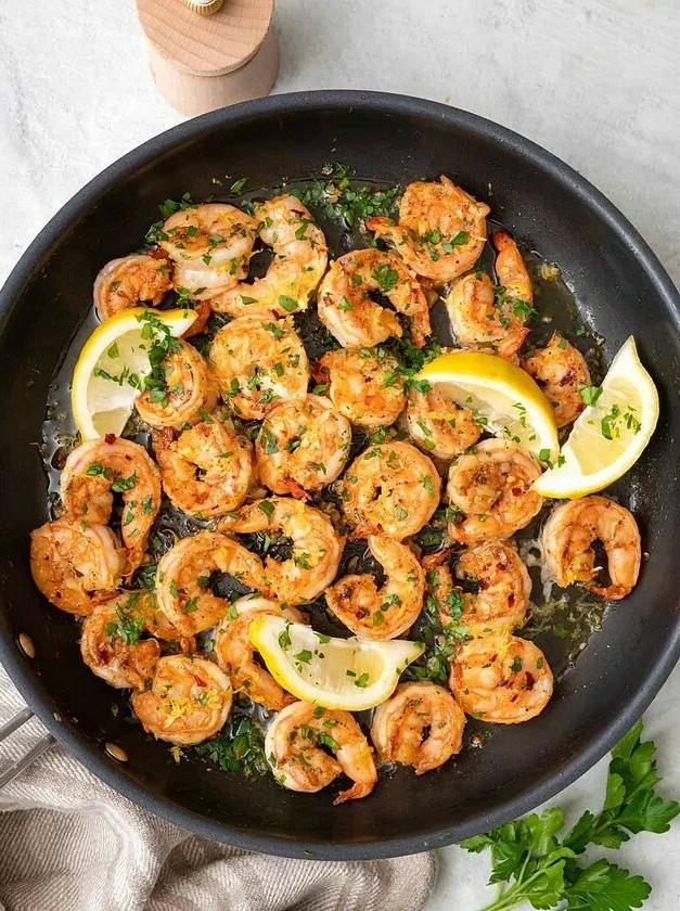 Garlic Lemon Shrimp Delight