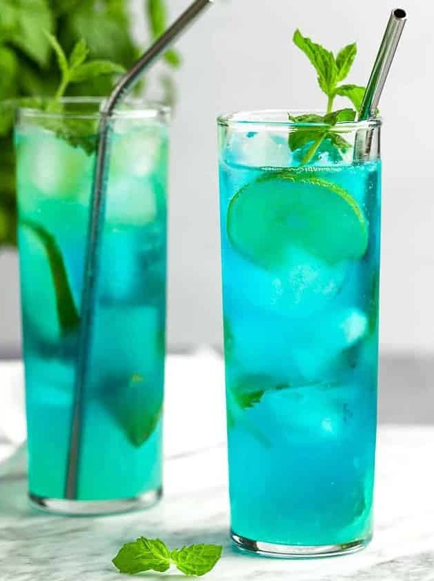 Blue Curaçao Mojito Refreshment