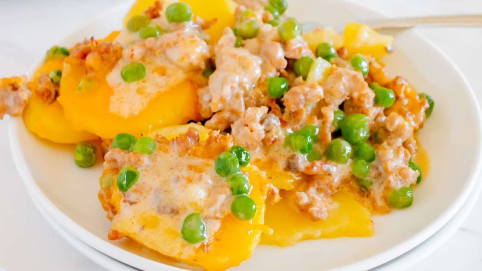 Cheesy Sausage and Potato Delight