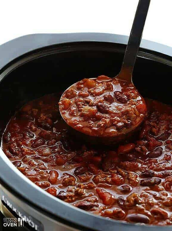 Beefy Slow Cooker Chili Recipe