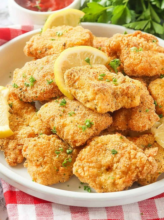 Crispy Catfish Bites in Flavorful Breading