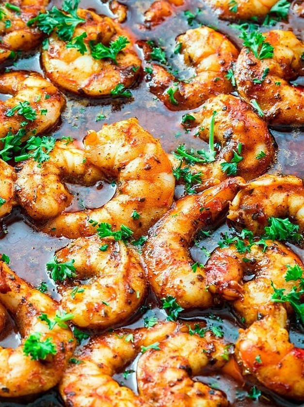 New Orleans Shrimp in Spicy Butter Sauce