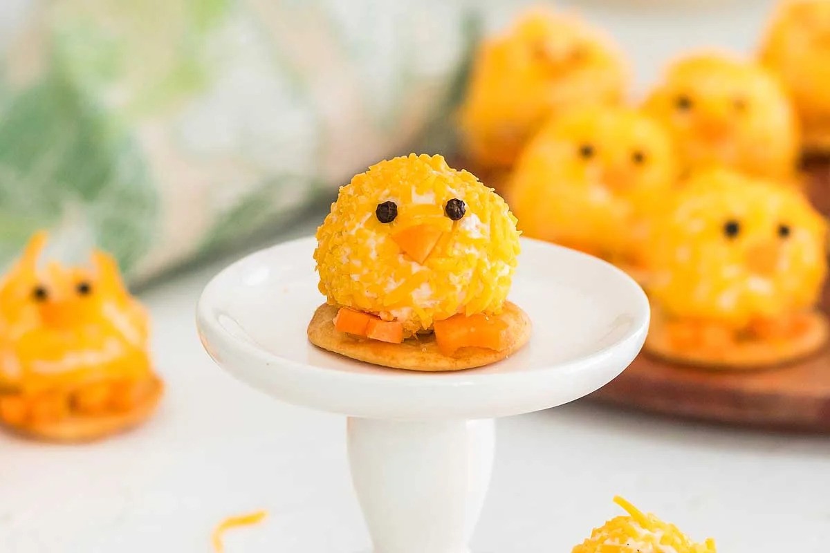 Cute Easter Cheese Bites